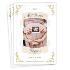 Hallmark - Next Chapter Begins Flat Pregnancy Announcement