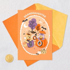 Alternative view of Hallmark - Disney Winnie the Pooh Happy Tricking and Treating Halloween Card for Granddaughter