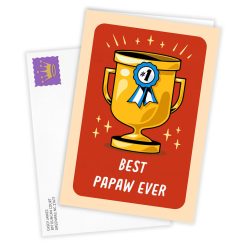 Alternative view of Hallmark - Personalized #1 Ribbon and Trophy Card