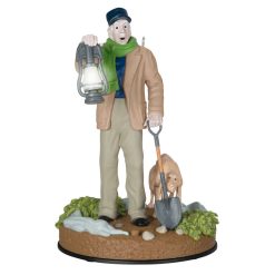 Hallmark - Disney The Haunted Mansion Collection The Caretaker and His Dog Ornament With Light and Sound