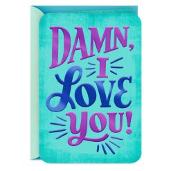 Hallmark - Damn, I Love You Love Card