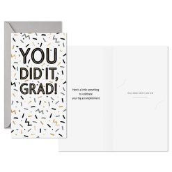 Alternative view of Hallmark - You Did It Money Holder Graduation Cards, Pack of 6