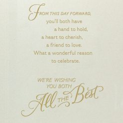 Alternative view of Hallmark - When Two Hearts Love as One Wedding Card from Us
