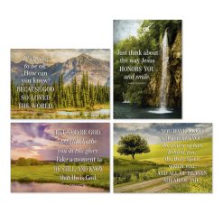 Hallmark - Max Lucado Let God Be God Assorted Religious Thinking of You Cards, Box of 12