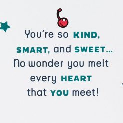 Alternative view of Hallmark - Star Wars: The Mandalorian Grogu Kind, Smart and Sweet Birthday Card for Kids