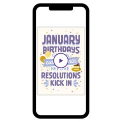 Hallmark - Celebrate Before January Resolutions Birthday eCard