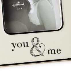 Alternative view of Hallmark - You & Me Cream Enamel Picture Frame, 4x6