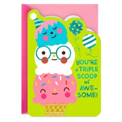 Hallmark - You're a Triple Scoop of Awesome Birthday Card for Kids