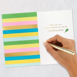 Alternative view of Hallmark - Dr. Seuss's Oh, The Places You'll Go! There's No Limit Graduation Card