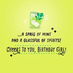 Alternative view of Hallmark - Cheers to You Birthday Card for Her