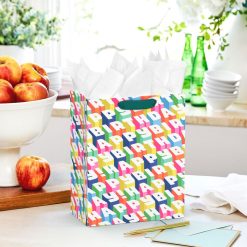 Alternative view of Hallmark - 9.6" Colorful Happy Birthday Medium Gift Bag
