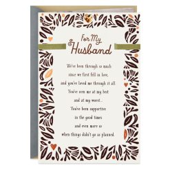 Hallmark - We've Been Through So Much Anniversary Card for Husband