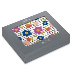 Hallmark - Bright Poppies Blank Thank You Notes, Pack of 10
