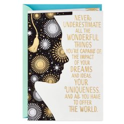 Hallmark - Never Underestimate Yourself Graduation Card