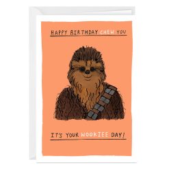 Hallmark - Star Wars Chewbacca Your Wookiee Day Custom Birthday Card