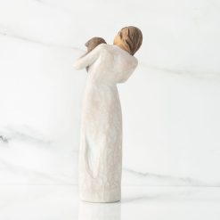 Alternative view of Hallmark - Willow Tree Adorable You Dark Brown Dog Figurine, 7.5