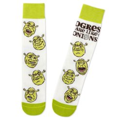 Hallmark - Shrek Ogres Are Like Onions Novelty Crew Socks