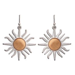 Hallmark - Rain Jewelry Mixed Metal Sun Drop Earrings