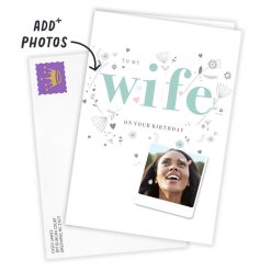 Alternative view of Hallmark - One-of-a-Kind Wife Custom Birthday Card
