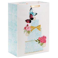 Hallmark - 20" Butterfly Cake Jumbo Gift Bag