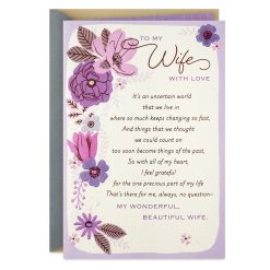 Hallmark - My Wonderful, Beautiful Wife Romantic Anniversary Card