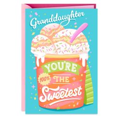 Hallmark - You're the Sweetest Birthday Card for Granddaughter