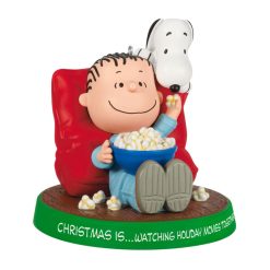 Hallmark - The Peanuts Gang Christmas Is...Watching Holiday Movies Together Ornament