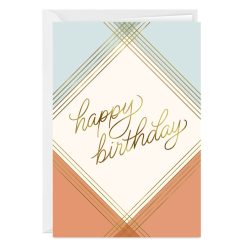 Hallmark - Elegant Wonderful Year Custom Birthday Card
