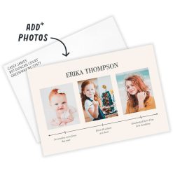 Alternative view of Hallmark - Photo Timeline Flat Graduation Announcement