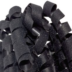 Alternative view of Hallmark - 6.5" Sparkling Black Curly Ribbon Gift Bow
