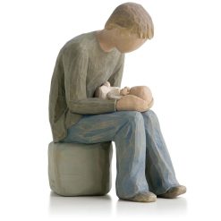 Hallmark - Willow Tree New Dad Fatherhood Baby Figurine