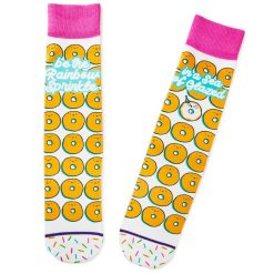 Hallmark - Rainbow Sprinkle Donuts Fun Crew Socks
