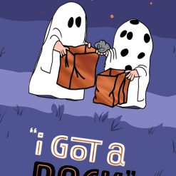 Alternative view of Hallmark - Peanuts I Got a Rock Funny Halloween Card