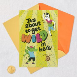 Alternative view of Hallmark - Party Animals Musical Birthday Card for Kids