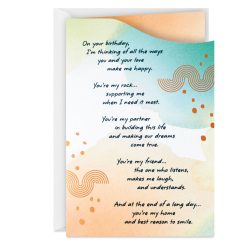 Hallmark - All the Ways You Make Me Happy Birthday Card for Spouse