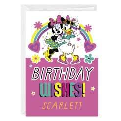 Hallmark - Disney Minnie Mouse and Daisy Custom Birthday Card