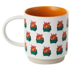 Alternative view of Hallmark - Dumpster Fires Funny Mug, 16 oz.
