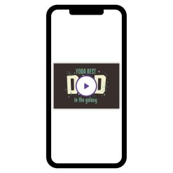 Alternative view of Hallmark - Star Wars Yoda Best Dad Custom Father's Day Card