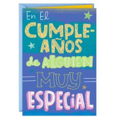 Hallmark - Special Person Spanish-Language Birthday Card