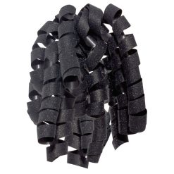 Hallmark - 6.5" Sparkling Black Curly Ribbon Gift Bow
