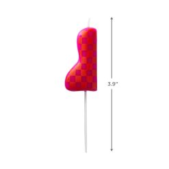 Alternative view of Hallmark - Colorful Geo Party Candles, Pack of 3
