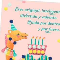 Alternative view of Hallmark - You're Beautiful Spanish-Language Birthday Card for Girl