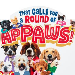 Alternative view of Hallmark - Cats and Dogs Round of Appaws Funny Pop-Up Birthday Card