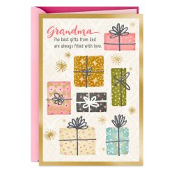 Hallmark - You Are a Gift From God Religious Birthday Card for Grandma
