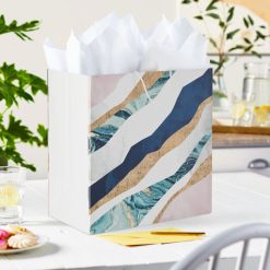 Alternative view of Hallmark - 15" Textured Elegance Extra-Deep Gift Bag