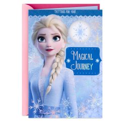 Hallmark - Disney Frozen 2 Elsa Magical Journey Birthday Card With Temporary Tattoos