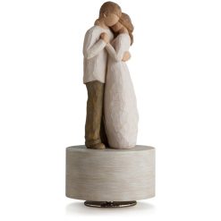 Hallmark - Willow Tree Promise Musical Engagement Wedding Love Figurine