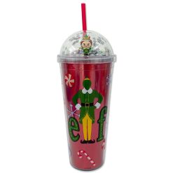 Hallmark - Spoontiques Elf Snowflake Dome Acrylic Cup