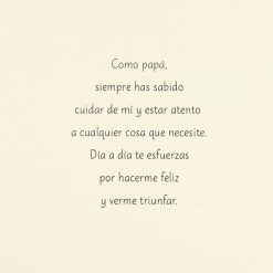 Alternative view of Hallmark - Papé, You're My Hero Spanish-Language Father's Day Card With Banner