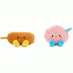 Alternative view of Hallmark - Better Together Corn Dog and Cotton Candy Magnetic Plush Pair, 3